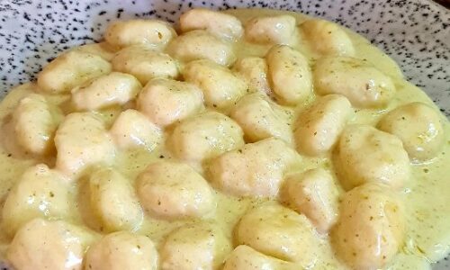 Creamy Pesto Gnocchi