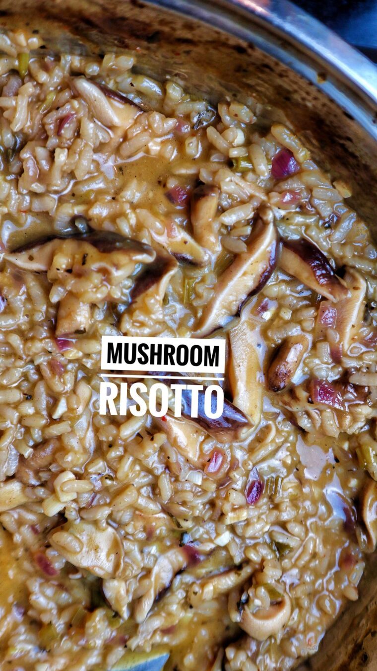 Easiest Mushroom Risotto