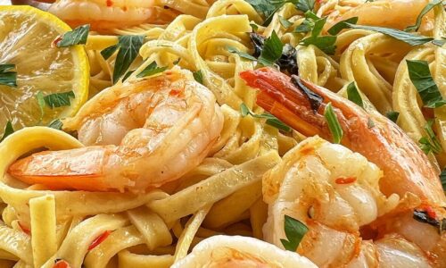 Garlic N Chilli Prawn Linguine - Food Recipes dari Prawn