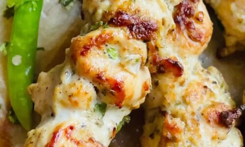 Malai Chicken Tikka Skewers