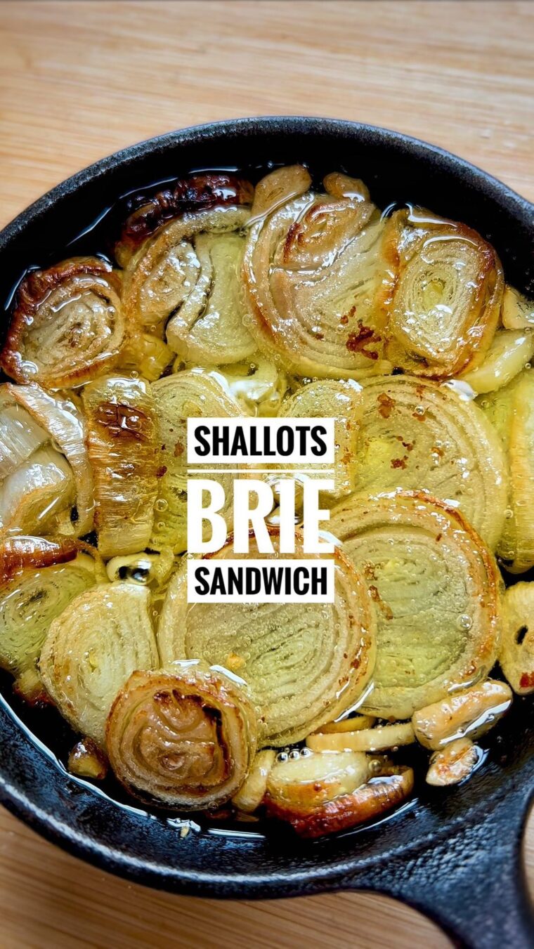 Shallots Brie Sandwich