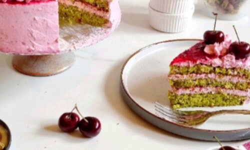 Cherry Cream Pistachio Cake - Cake & Bread Recipes dari Cherry