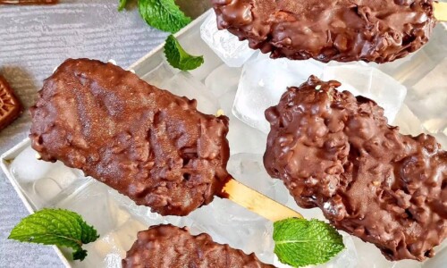 Choc Mint Paletas -  dari Egg and Milk