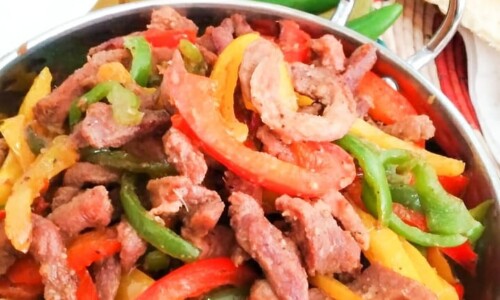 Fried Beef With Bell Peppers