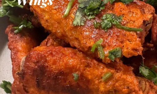 Oven Baked Tandoori Chicken Wings
