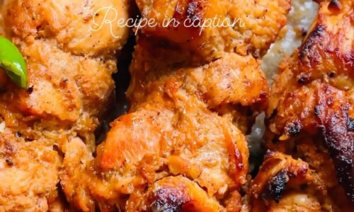 Achari Chicken Tikka Skewers