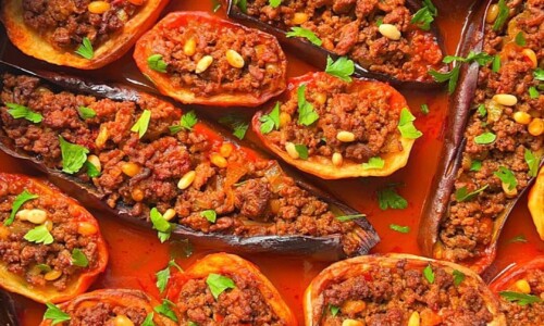 Batata Mehshi- Stuffed Potato With Minced Meat