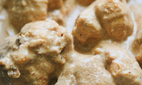 Chicken Cooked In Coconut Milk