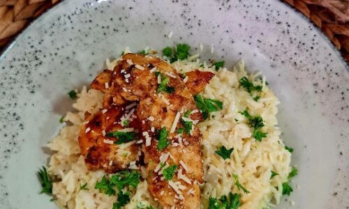 Chicken With Creamy Garlic Parmesan Cheese