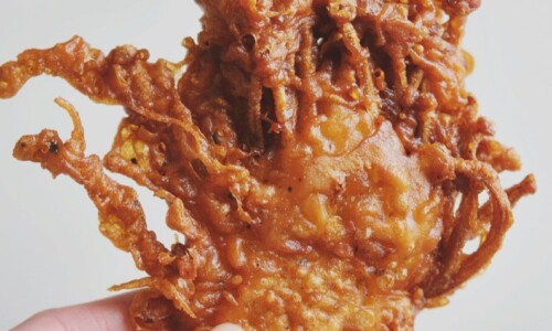 Crispy Fried Enoki Mushroom - Food Recipes dari Mushroom