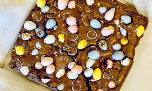 Easter Egg Brownies - Snacks & Sweets Recipes dari Egg