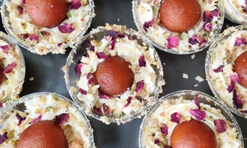 Gulab Jamun And Cream - Snacks, Appetizers & Desserts dari Almond