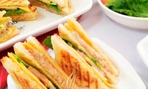 Loaded Chicken Cheese Sandwiches