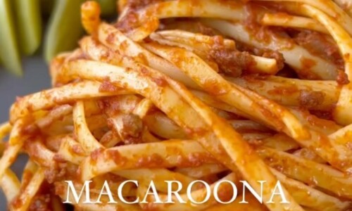 Macaroona Banadoorah “Neshfi” - Food Recipes dari Pasta