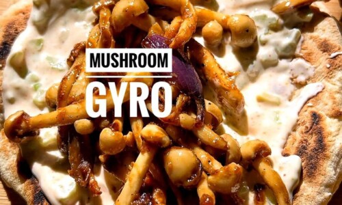 Mushroom Vegan Gyro - Food Recipes dari Mushroom
