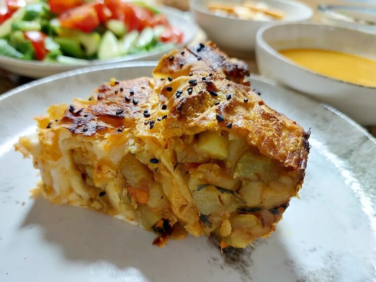 Spicy Potato Börek (Tepsi Böreği)