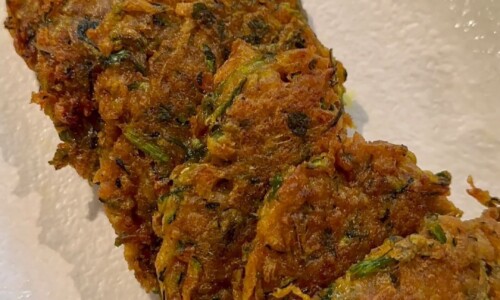 Spicy Zucchini Fritters