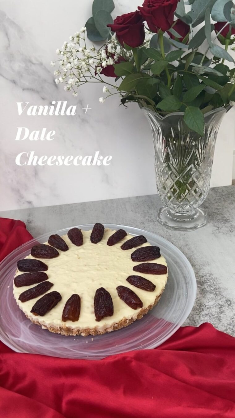 Vanilla Date Cheesecake