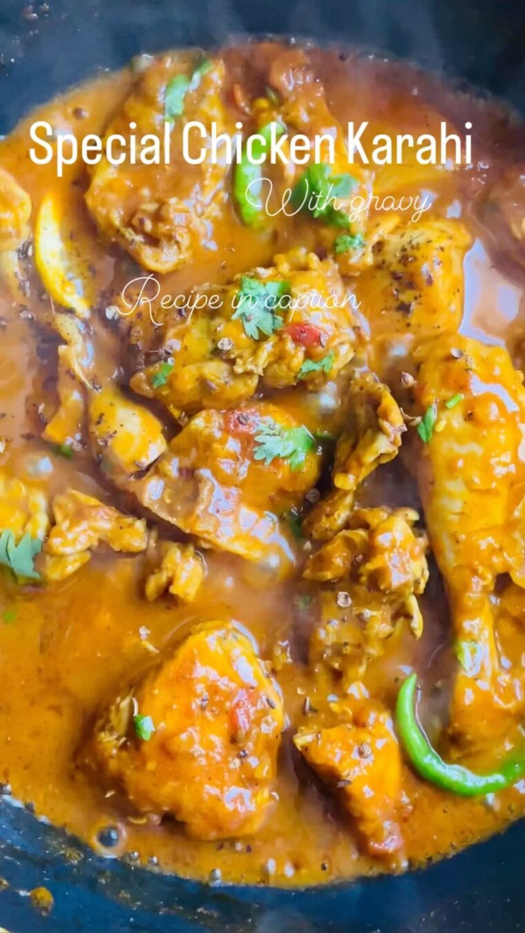 Chicken Karahi In Pakistani Style
