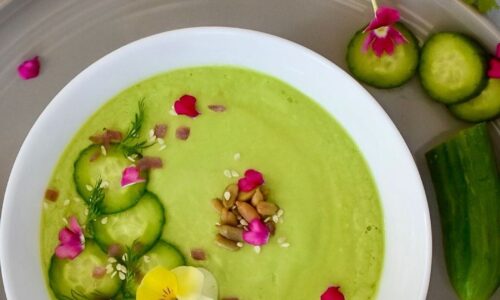 Cucumber Avocado Gazpacho