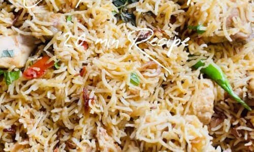 One Pot Chicken Pulao - Main Dishes Recipes dari Rice