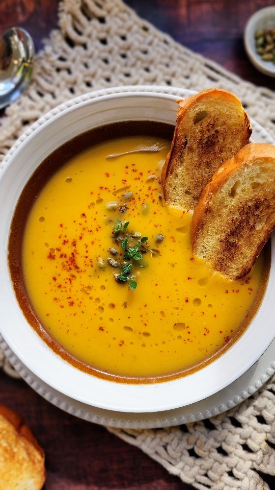 Pumpkin & Leek Soup from @normasfooddiary - ResepMamiku.com