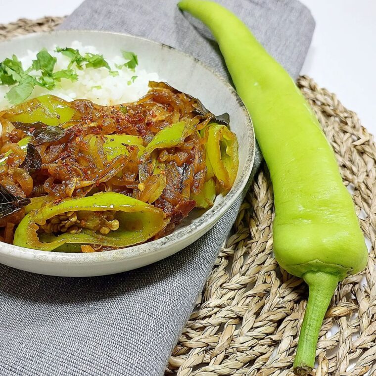 Spicy Capsicum Sti Fry (Malu Miris Theldala)