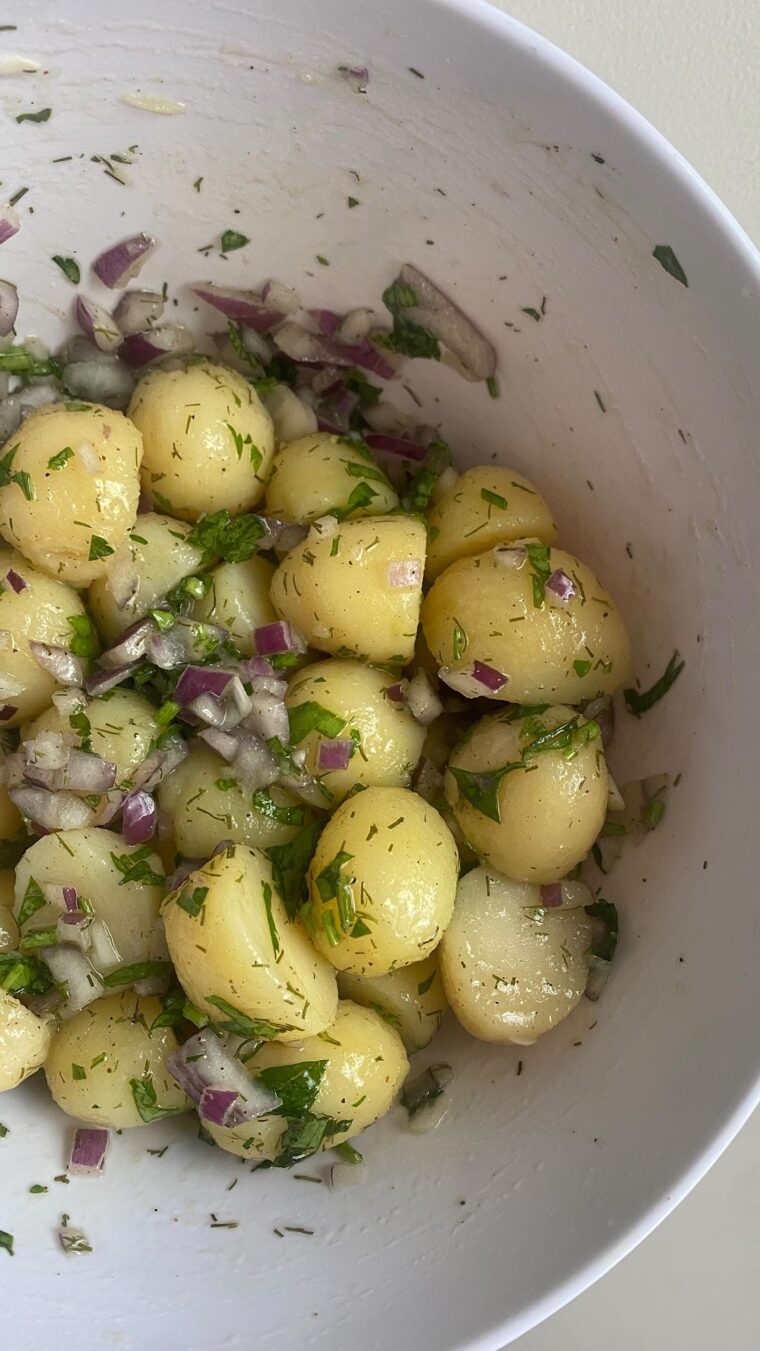 Turkish Style Potato Salad