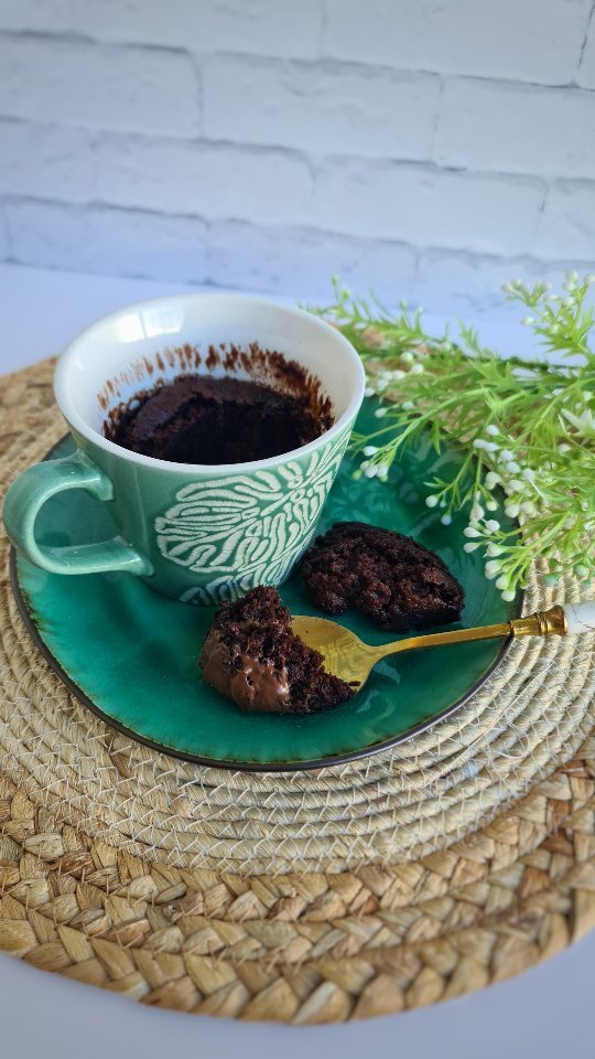 1 Minute Nutella Mug Cake
