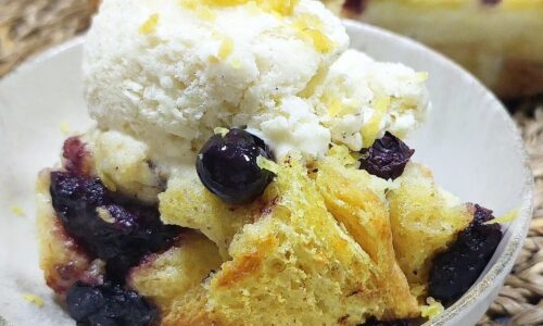 Blueberry & Lemon Bread & Butter Pudding - Snacks & Sweets dari Blueberry
