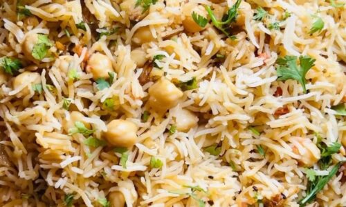 Achari Chana Pulao