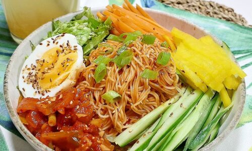 Bibim-guksu (Korean Spicy Noodles)
