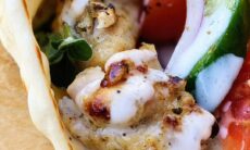 Chicken Souvlaki Wraps