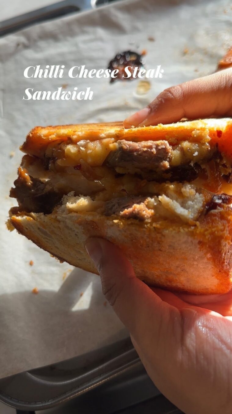 Chilli Cheese Steak Sandwich