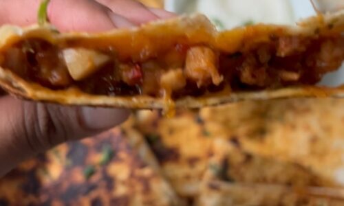 Chipotle Prawn Quesadillas