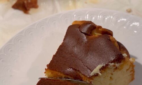 Easy Burnt Basque Cheesecake