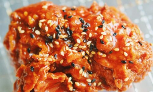 Fried Chicken With Gochujang Sauce