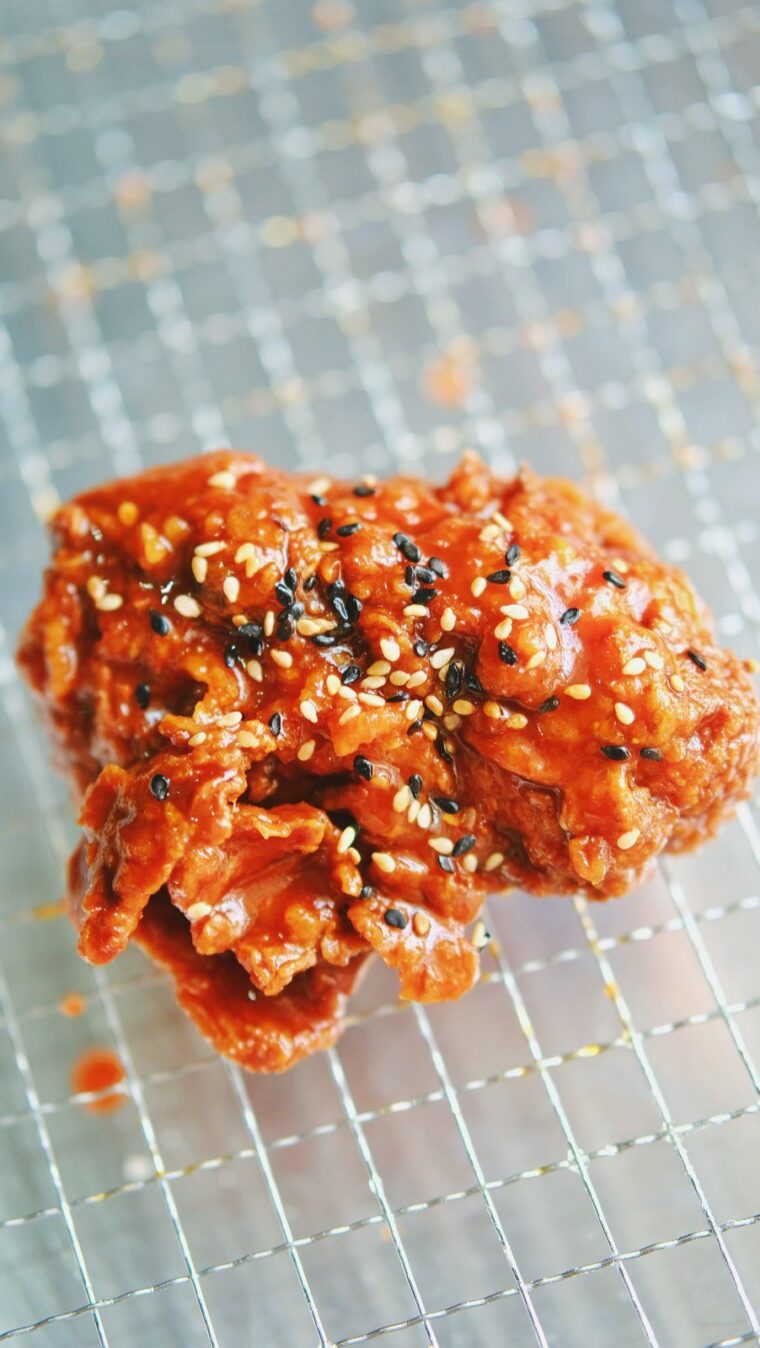 Fried Chicken With Gochujang Sauce