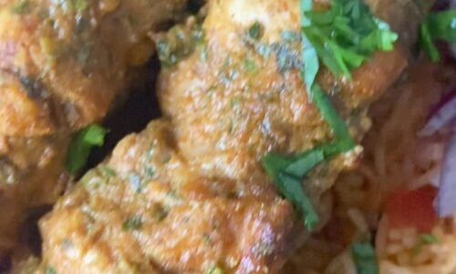 Haldi Chicken Skewers