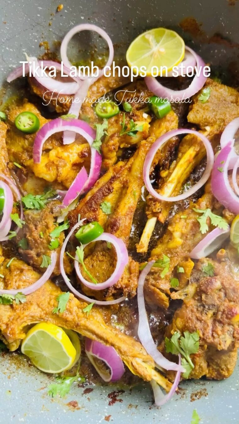 Tikka Masala Lamb Chops On Stove Top