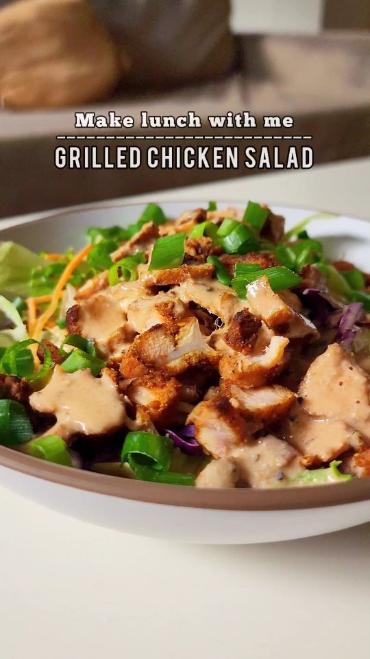 Grilled Chicken Salad from @colourme_aesthetic - ResepMamiku.com