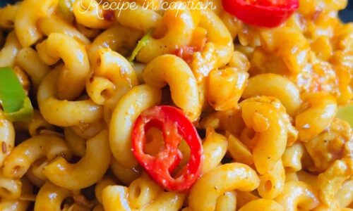 Masala Chicken Macaroni - Food Recipes dari Pasta