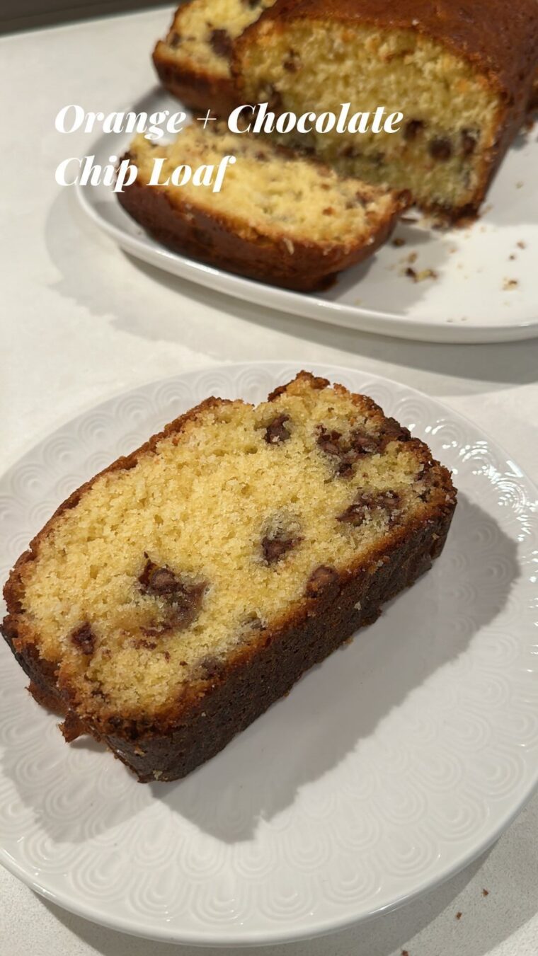 Orange And Chocholate Chip Loaf