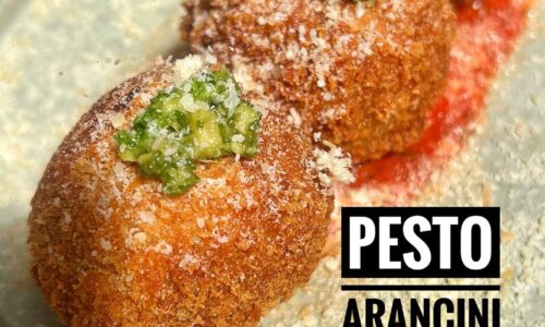Pesto Arancini Balls