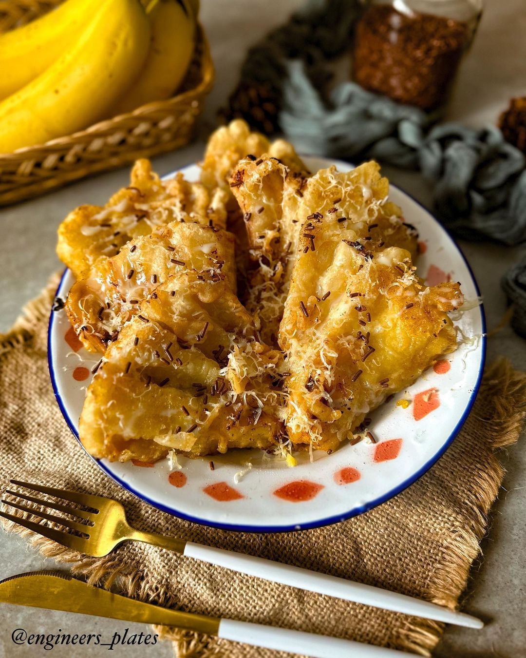 Pisang Goreng (Banana Fritter) from engineers_plates