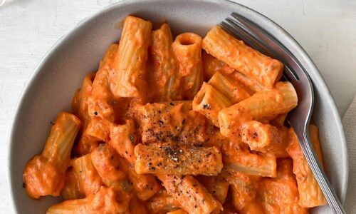 Roasted Red Pepper & Ricotta Pasta