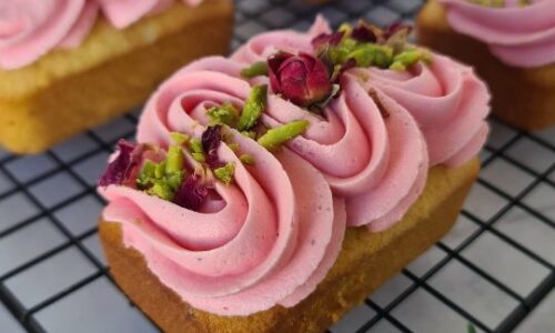Rose & Cardamon Mini Loaves - Snacks & Sweets Recipes dari Egg