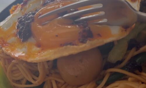 Spicy Broccoli Bean Noodles