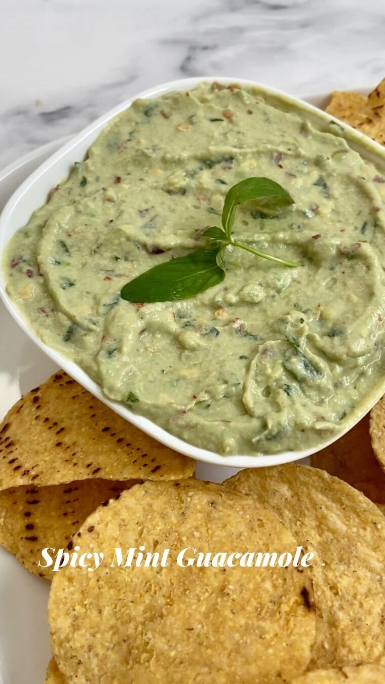 Spicy Minty Guacamole