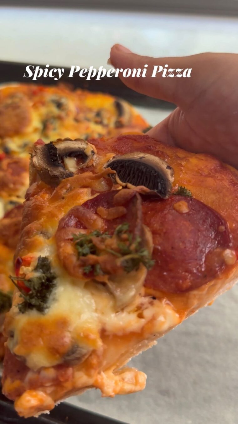 Spicy Pepperoni Pizza